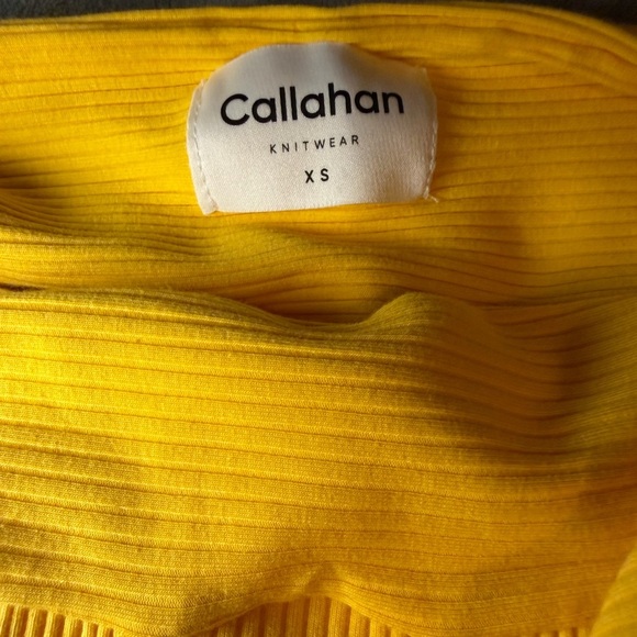 NWT Revolve Callahan Knitwear Keyhole Mimi Midi Dress in Mango Size XS. - Picture 5 of 7